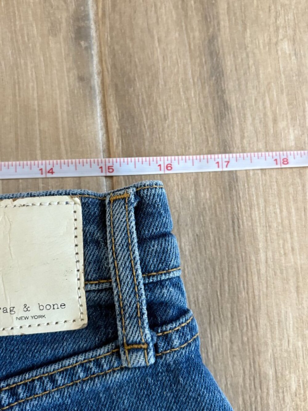 Rag & Bone Peyton High Rise Bootcut Jeans Women's 30 Blue Denim City Western - Picture 10 of 12